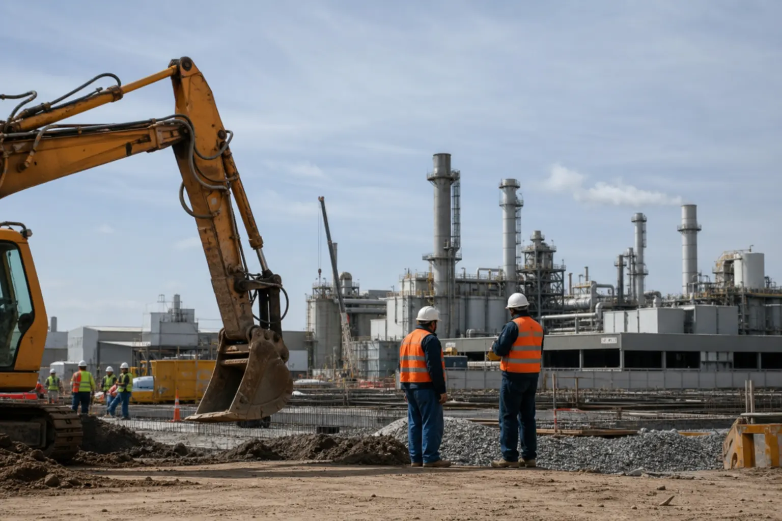 Actividad industrial mexicana con construcción y manufactura en julio de 2026