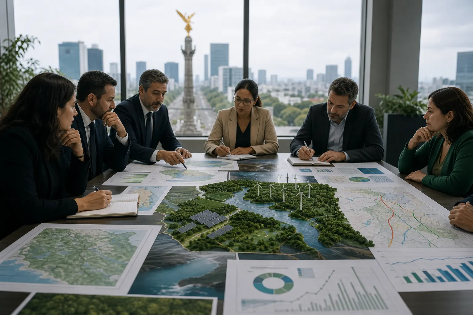 Mesa de diálogo sobre financiamiento climático y una posible Plataforma País en México