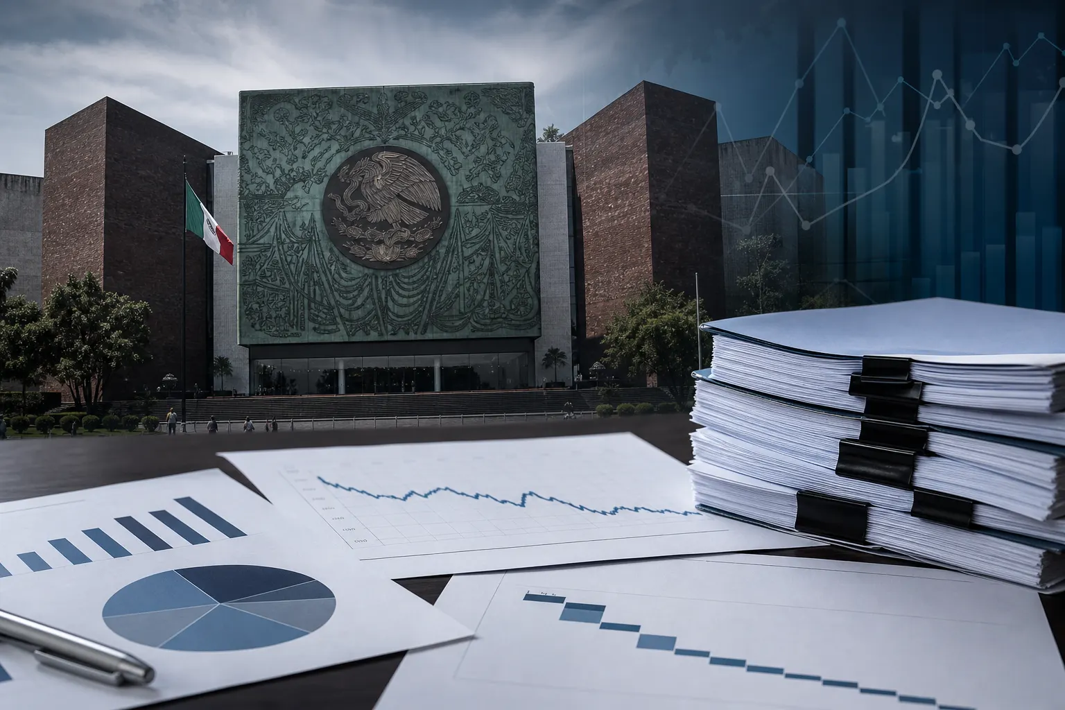 Documentos del Paquete Económico 2027 frente al Congreso de la Unión