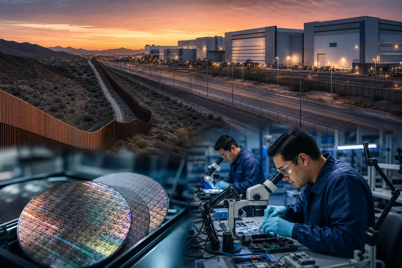 Instalaciones de la industria de semiconductores en Arizona y conexión industrial con México