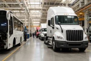Vehículos pesados México septiembre 2026: la producción crece con el exterior, pero el mercado nacional no acompaña
