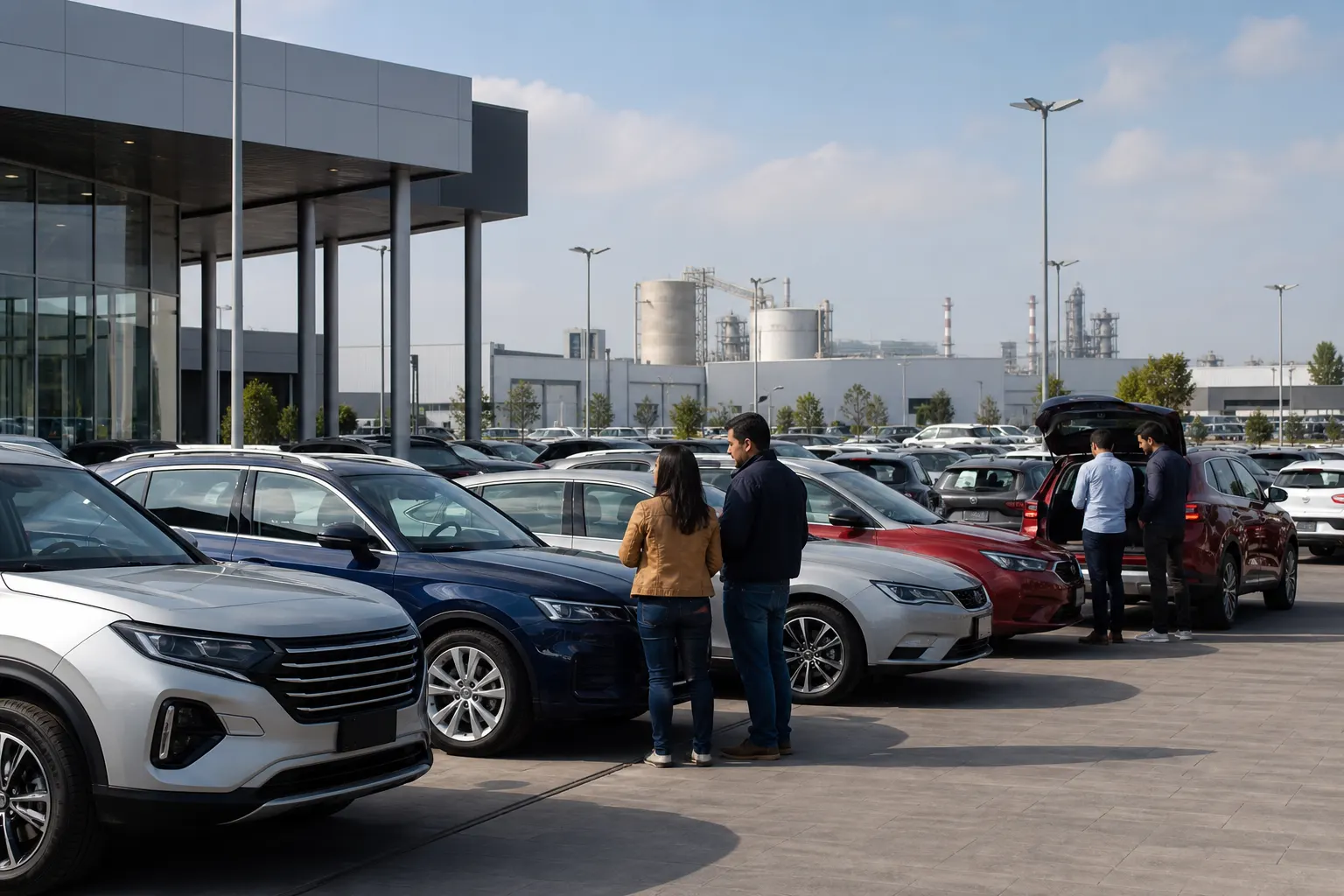 Vehículos ligeros nuevos en una agencia automotriz de México durante septiembre de 2026