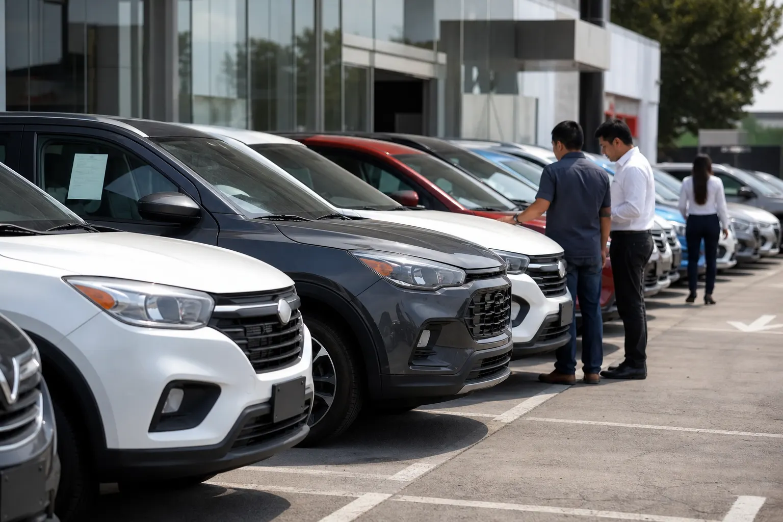Vehículos ligeros nuevos en una distribuidora mexicana durante el récord de ventas de septiembre de 2026